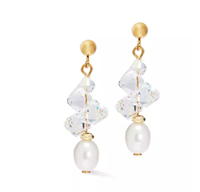 Orecchini Coeur De Lion Donna in Acciaio Perla 1136/21-1816 - 1136/21-1816